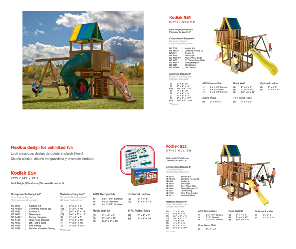 Playground Sets Salt Wood Products, Inc.